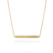 Todd Reed necklace in 18k yellow gold, white brilliant cut diamonds(~.23ct), and Autumn™ brilliant cut diamonds(~.65ct)